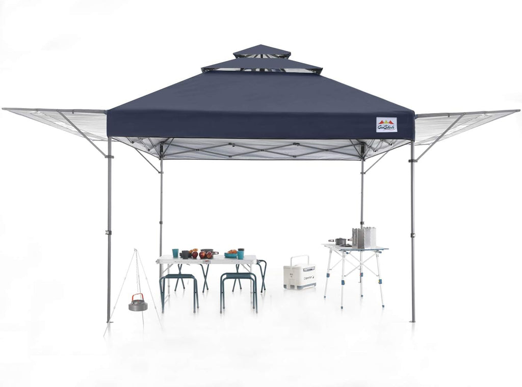 10x17 Instant Canopy Tent with Adjustable Dual Half Awnings A4317