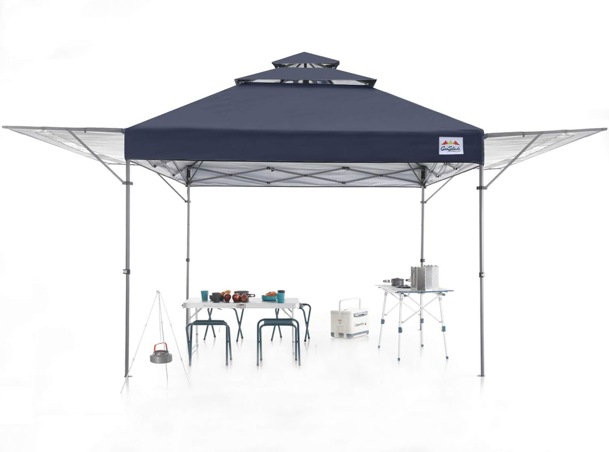 10x17 Instant Canopy Tent with Adjustable Dual Half Awnings A4317