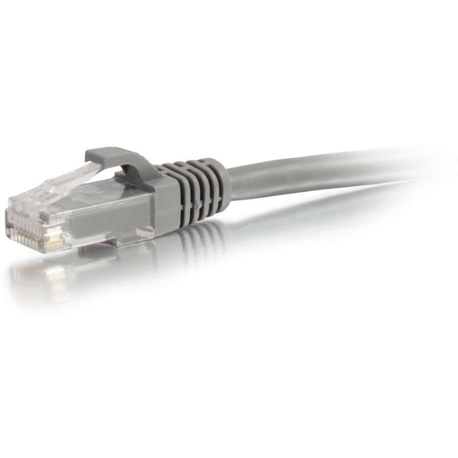 100 ft. Cat6a Snagless Unshielded Ethernet Network Patch Cable - Gray I84188