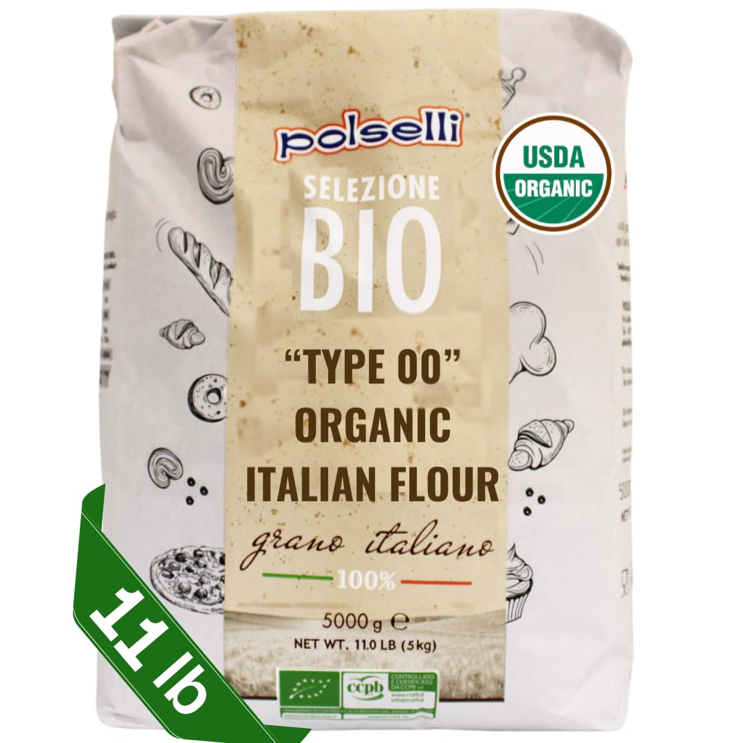 11 lbs (5 kg) Organic Double Zero Flour U664688