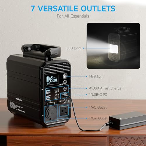 31200 mAh USB C Power Bank with 100W AC Outlet A326