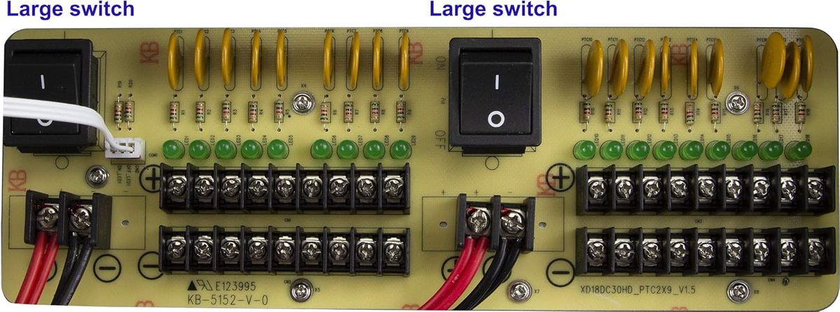 18 Outputs 30 Amp 12V DC CCTV Power Supply Box E308