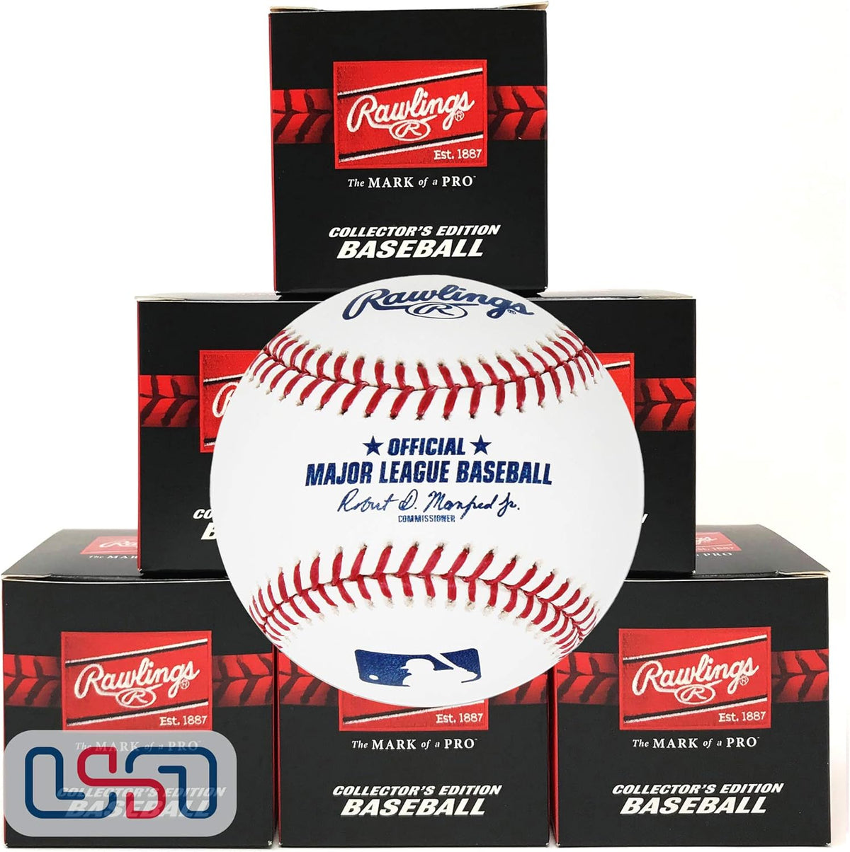 1/2 Dozen (6) Official Major League Game Baseball F972901