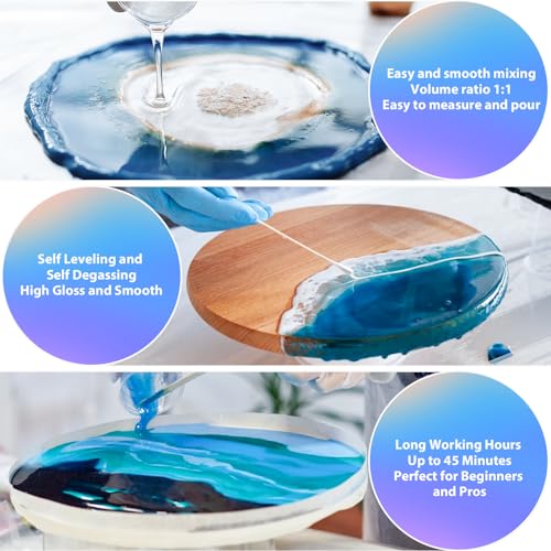 16OZ Crystal Clear Epoxy Resin Kit Q268405