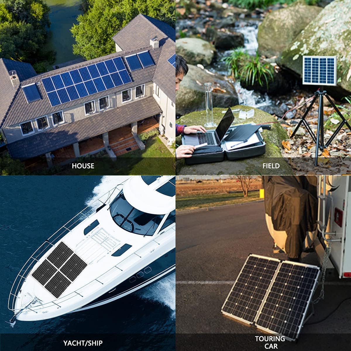 30W 12V Solar Panel with Mounting Bracket M163