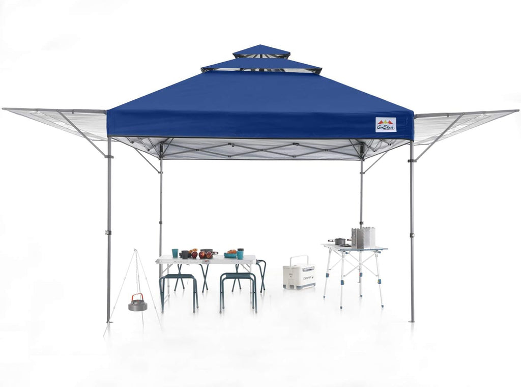 10x17 Instant Canopy Tent with Adjustable Dual Half Awnings A4317