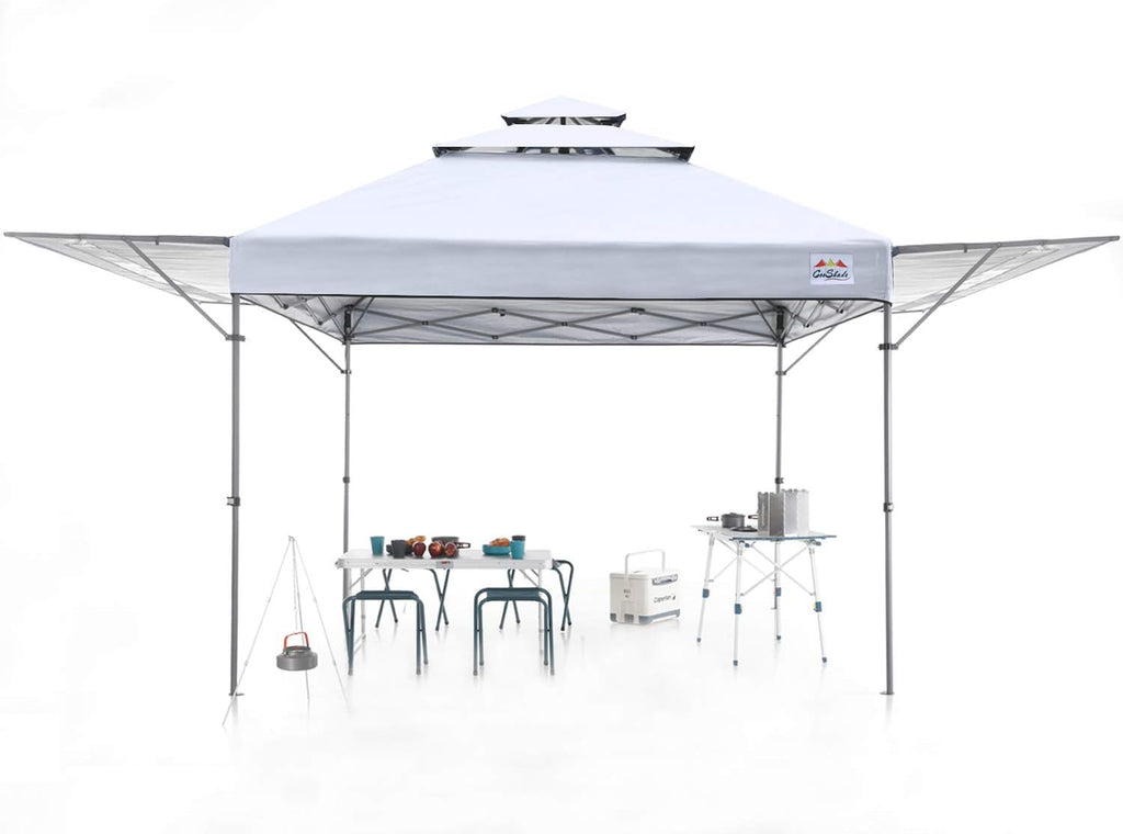 10x17 Instant Canopy Tent with Adjustable Dual Half Awnings A4317
