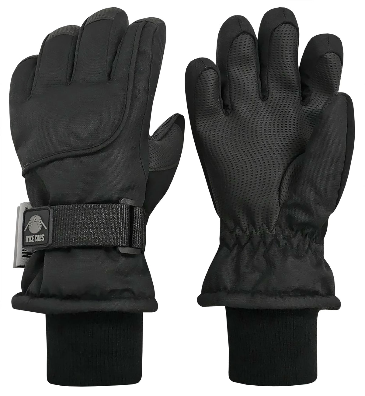 100 Gram Thinsulate Waterproof Ski Snow Winter Gloves - Black N972
