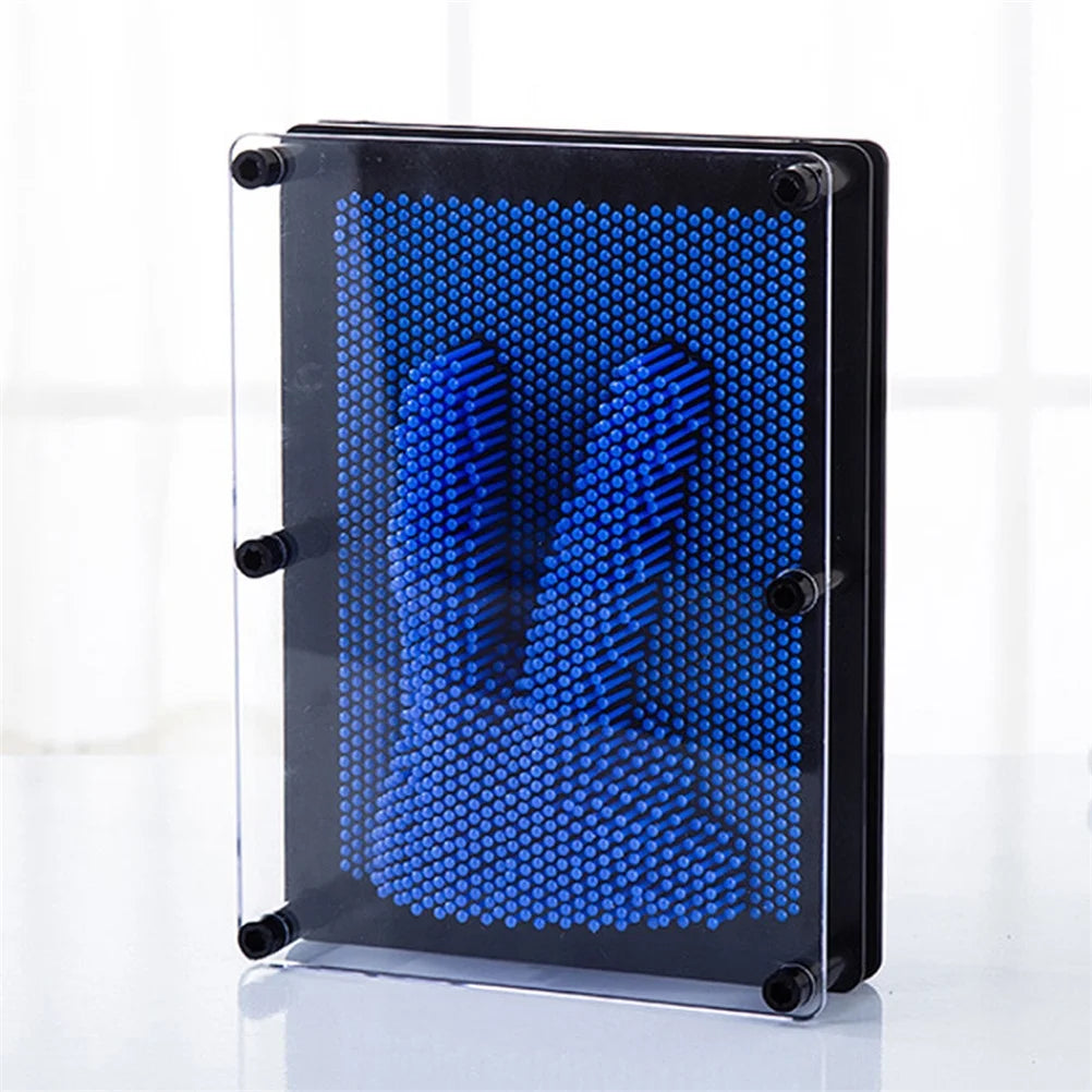 3D Pin Art Sculpture Hand Model Board Desktop Toy N4717