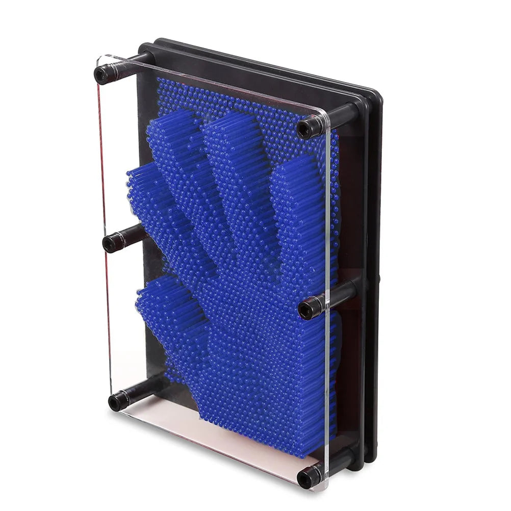 3D Pin Art Sculpture Hand Model Board Desktop Toy N4717