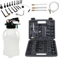 10L Manual Automatic Transmission Fluid Refill Pump Set with 20 PCS Adapters E17364