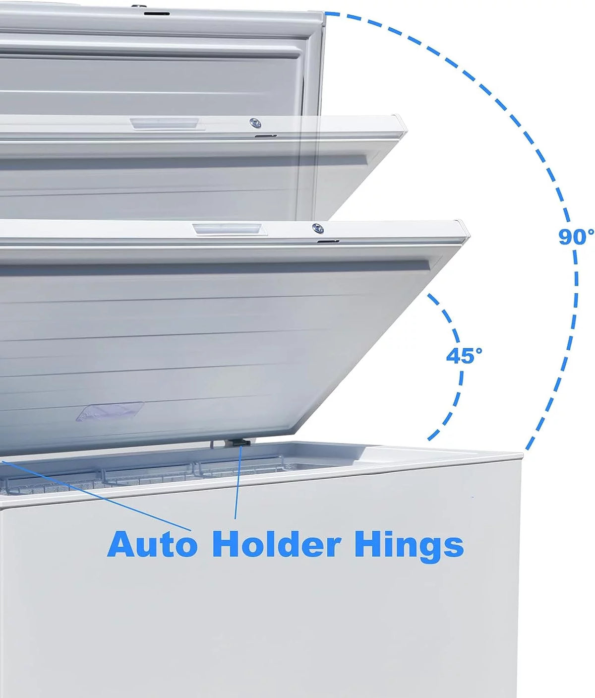 10.5 Cu ft Chest Freezer with Wire Basket D831882