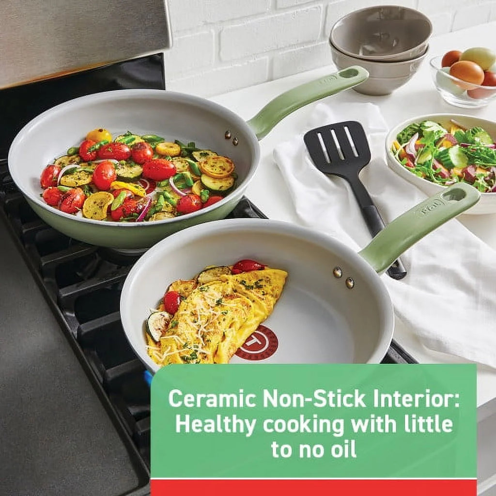 2-Piece Ceramic Fry Pan Set V9917