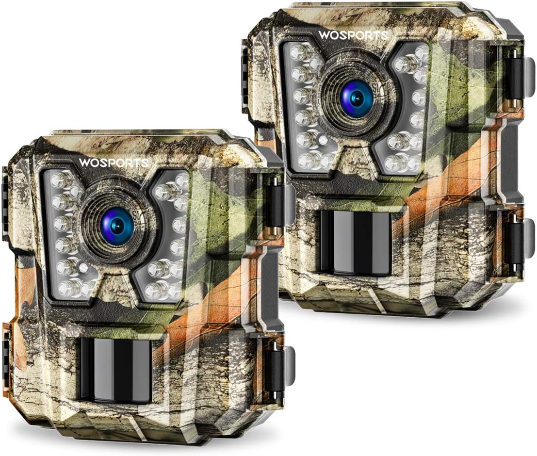 2 Pack Mini Trail Camera with IR Night Vision Waterproof Y896