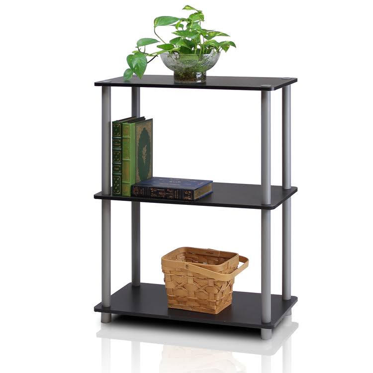 3-Tier Multipurpose Shelf Display Rack, Beech, Set of 2 B6225