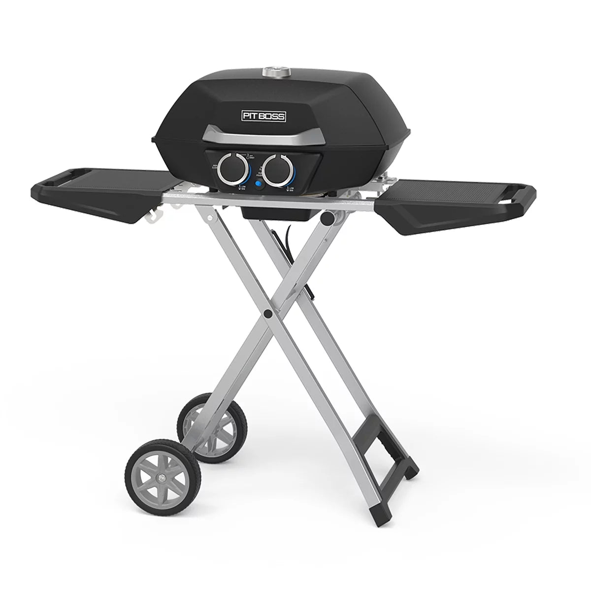 2 Burner Portable Gas Grill with Collapsible Cart W1686