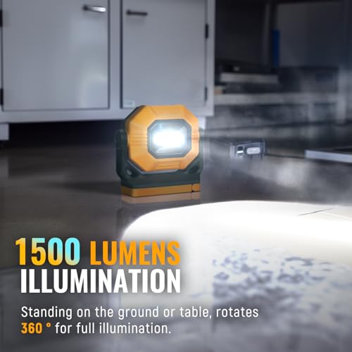 1500LM Portable COB Magnetic Work Light 2 PCS G215