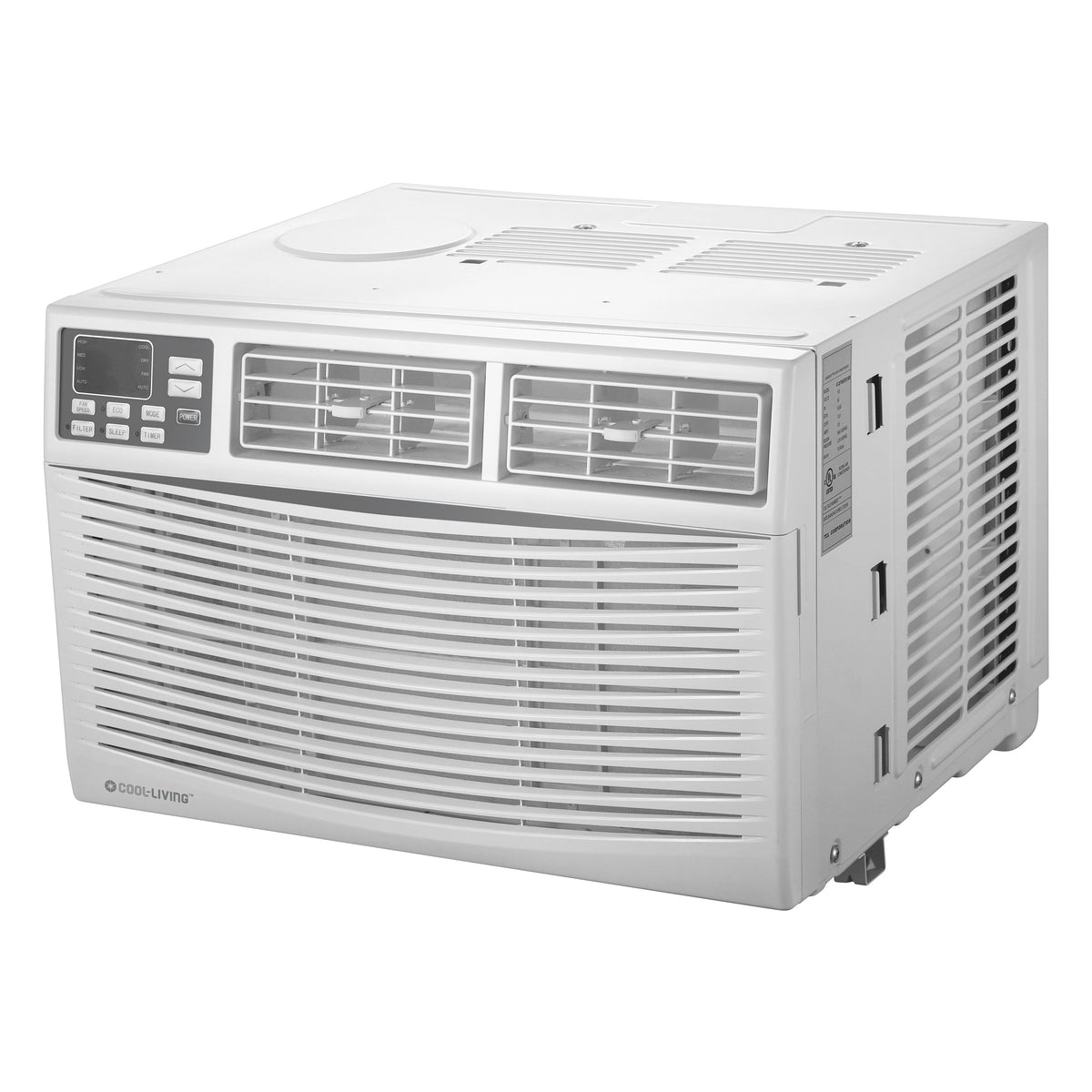 12,000 BTU 115-Volt Window Air Conditioner with Remote, White P6073