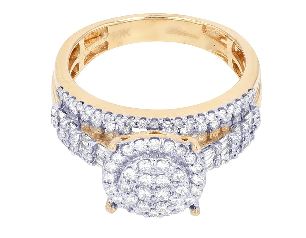 10K Yellow Gold Diamond Engagement Ring L5069