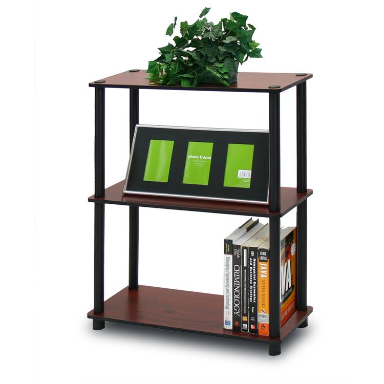 3-Tier Multipurpose Shelf Display Rack, Beech, Set of 2 B6225