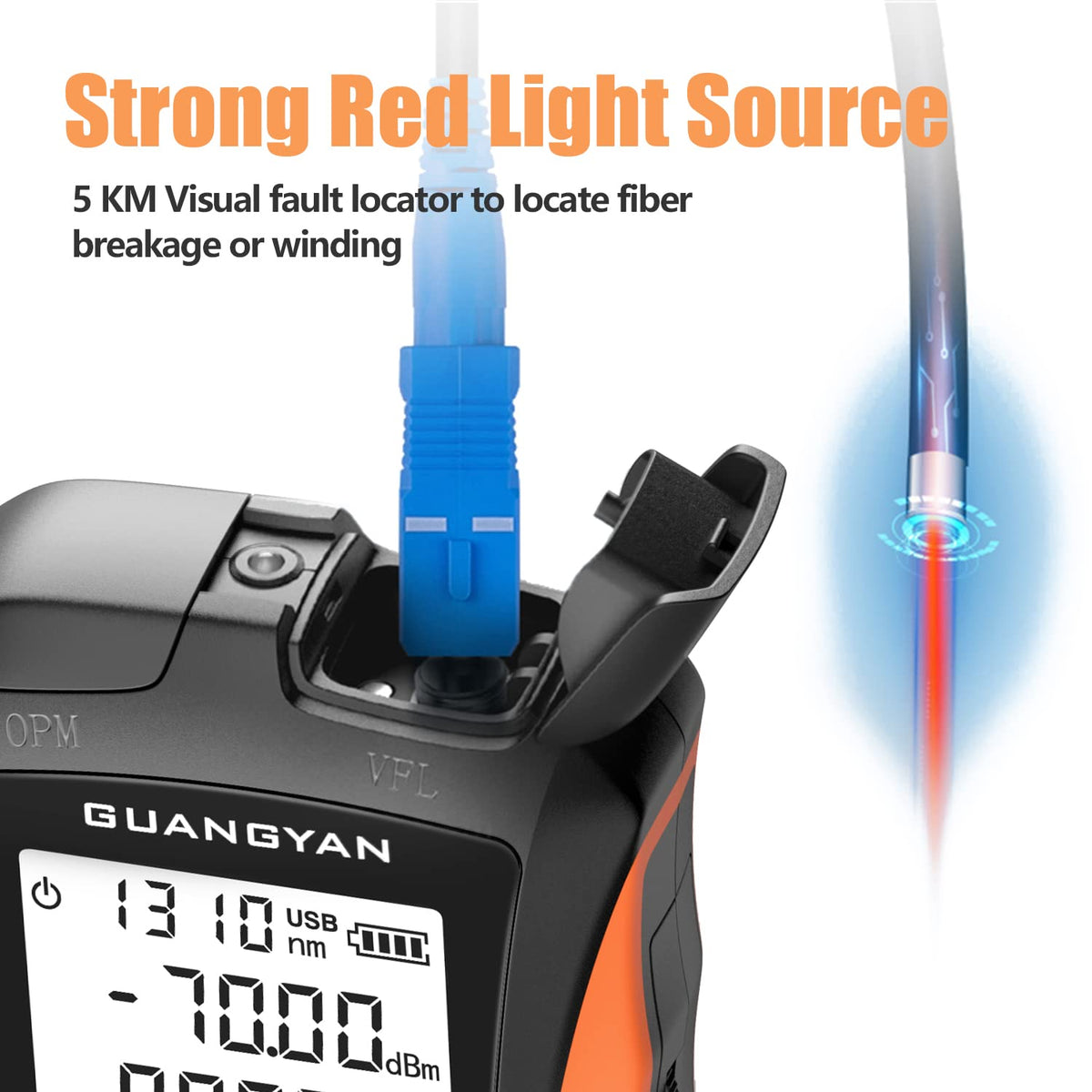 Optical Power Meter with Visual Fault Locator and Cable Tester Function N331
