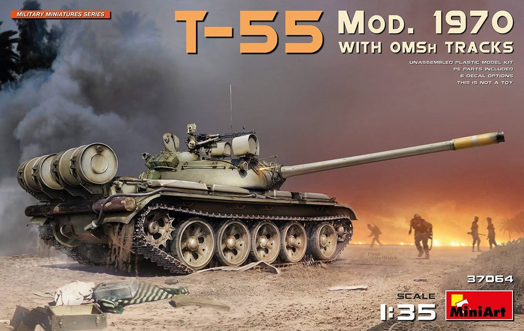 1/35 Scale T-55 Mod. 1970 Model Kit H618818