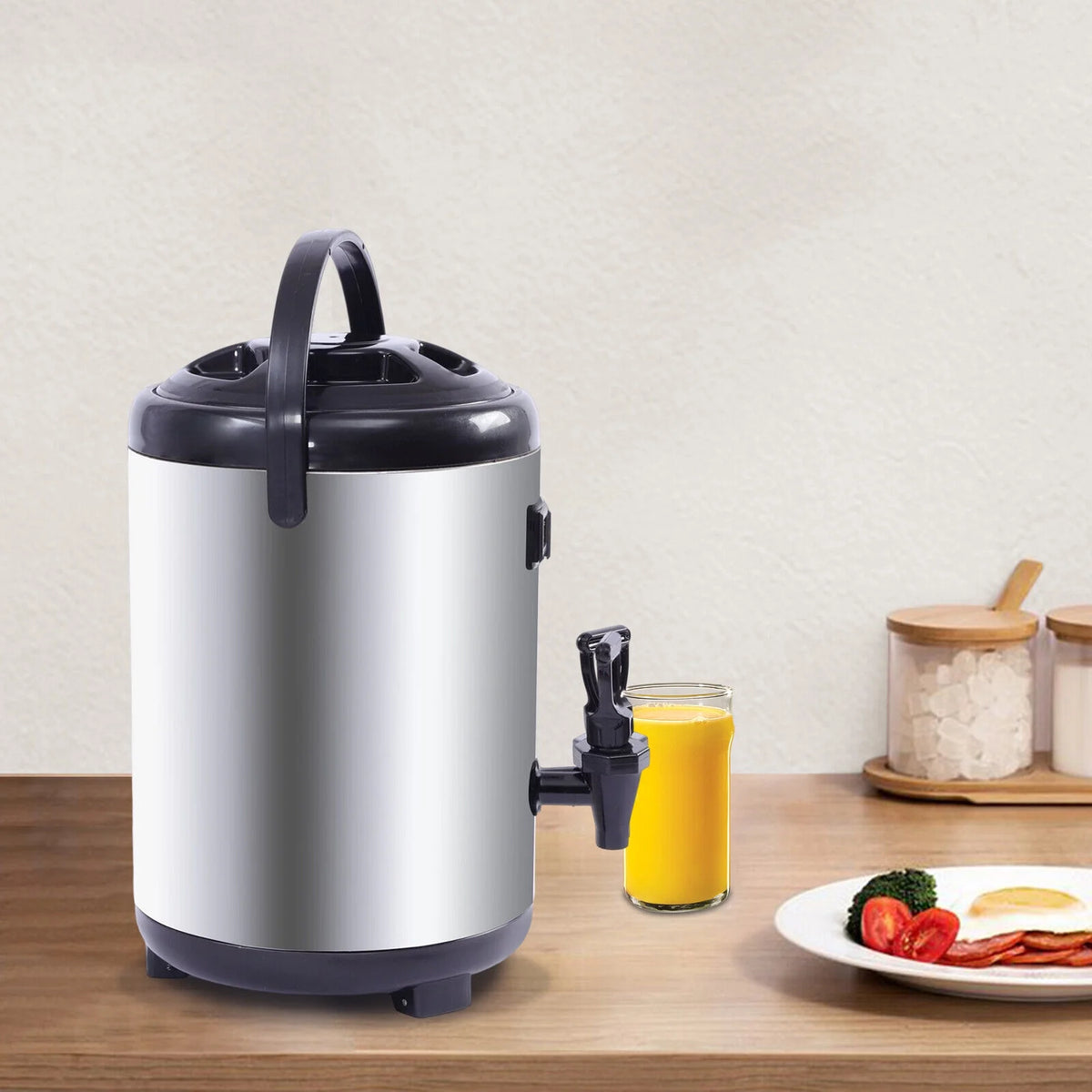 2.11Gal Insulated Thermal Beverage Dispenser with Spigot Q72554