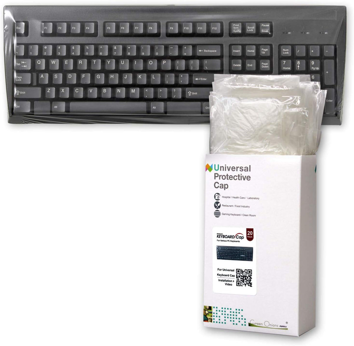 20 Pack Waterproof Anti-Dust Keyboard Cap Cover G1806