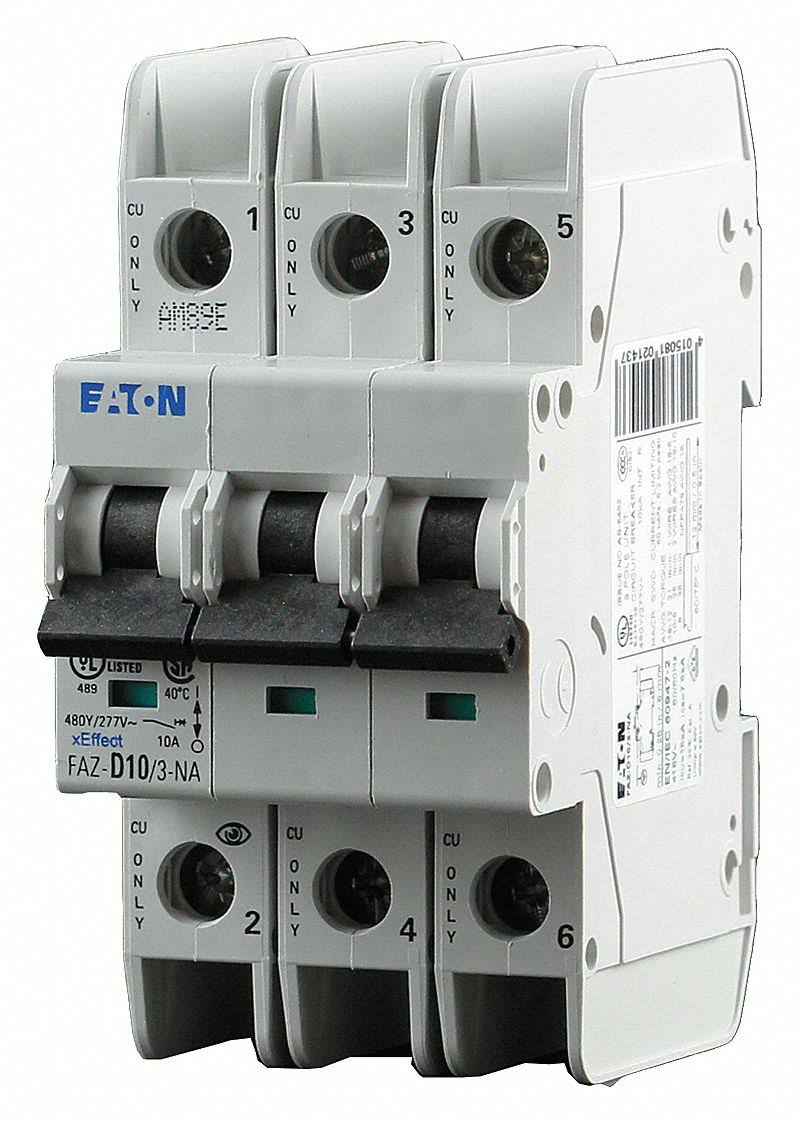 3P Miniature Circuit Breaker 6A 277/480VAC E982