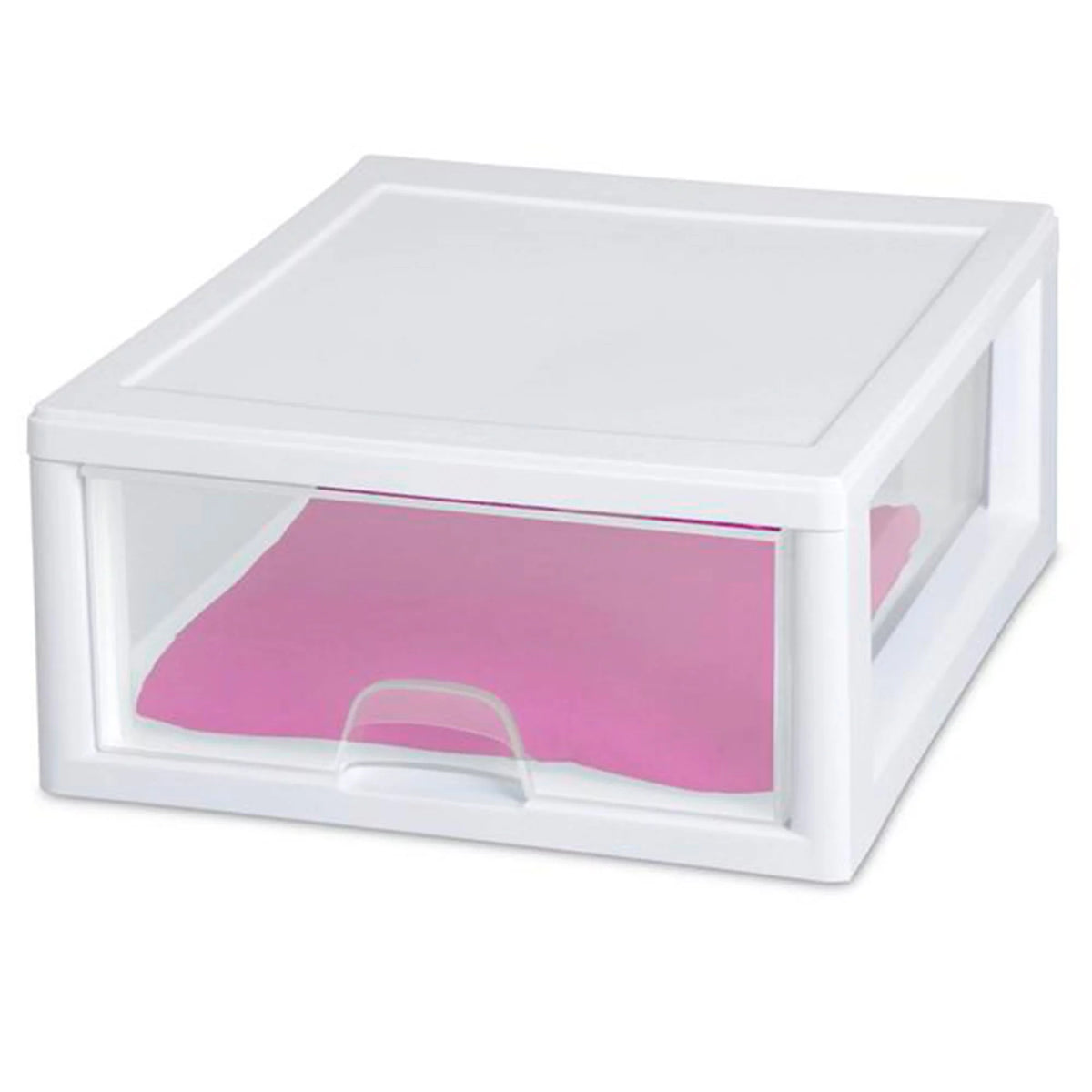 27 Qt & 16 Qt Stackable Plastic Storage Drawer Bins X164