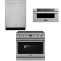 36 Electric Range, Dishwasher and Microwave M237