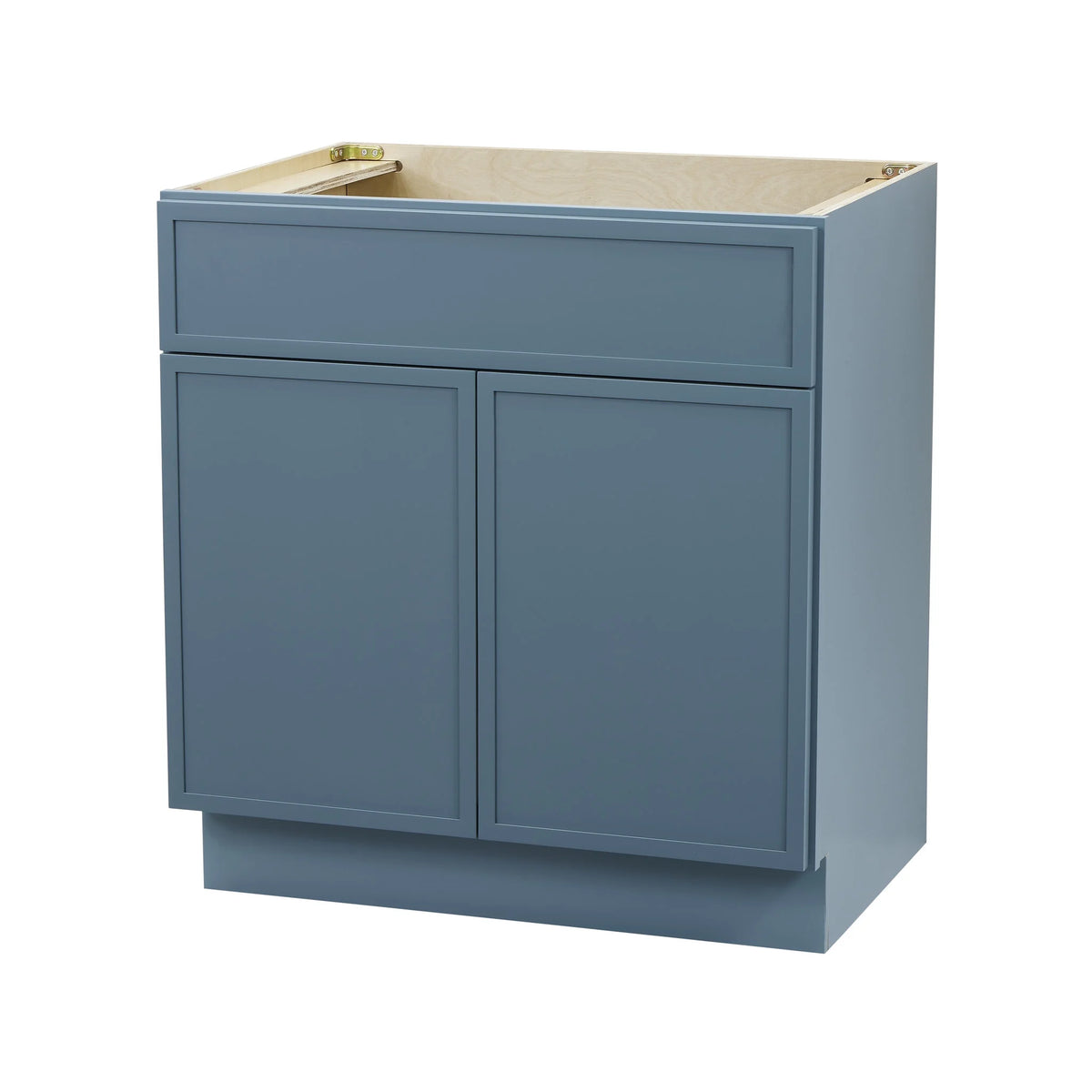 30" Birch Plywood Freestanding Storage Cabinet with Soft Close Doors P69553