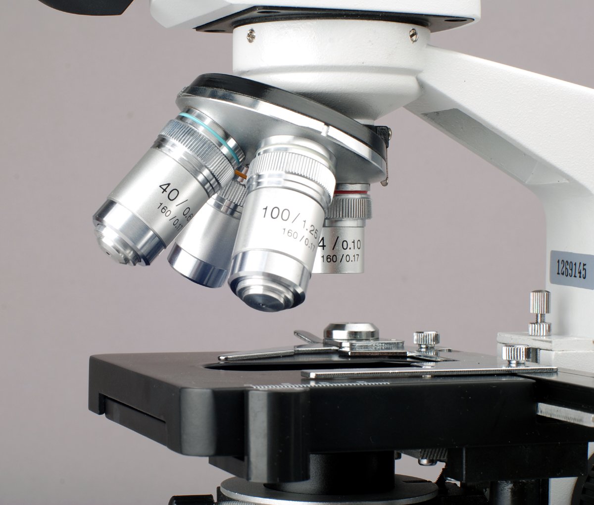 40X-2500X LED Digital Binocular Compound Microscope with 3D Stage and USB Camera V6083