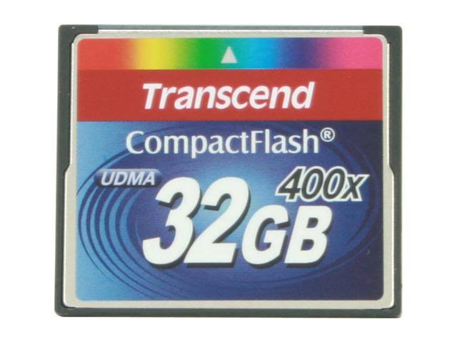 32GB CompactFlash Memory Card 400x E120