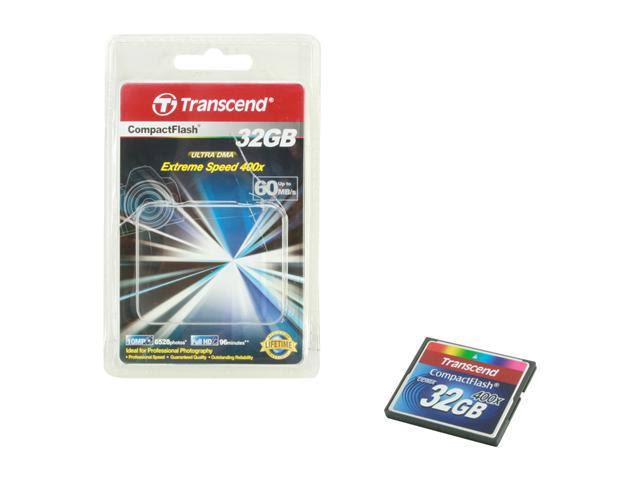 32GB CompactFlash Memory Card 400x E120