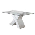 Square Glass Top Dining Table T706425