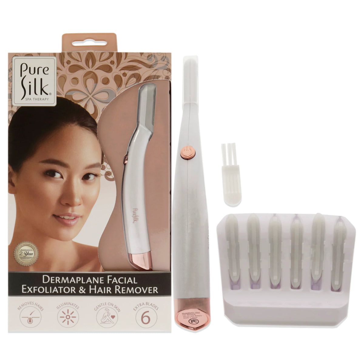 1 Pc Facial Exfoliator and Hair Remover G955