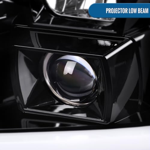 2007-2014 GMC Yukon XL 1500 2500 LED Projector Headlights Assembly Pair W2488